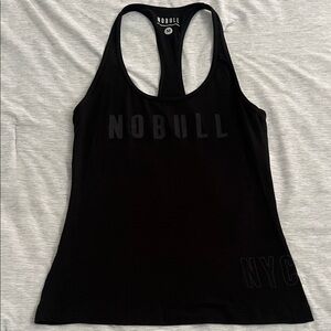 NOBULL Women's Black Racerback Tank Top